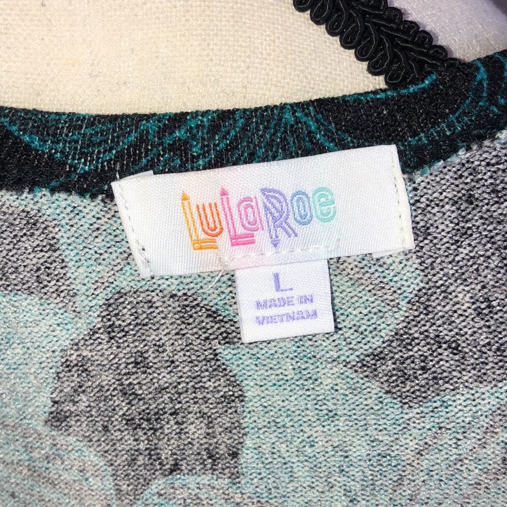 LuLaRoe Sarah Cardigan - size L - Picture 5 of 6